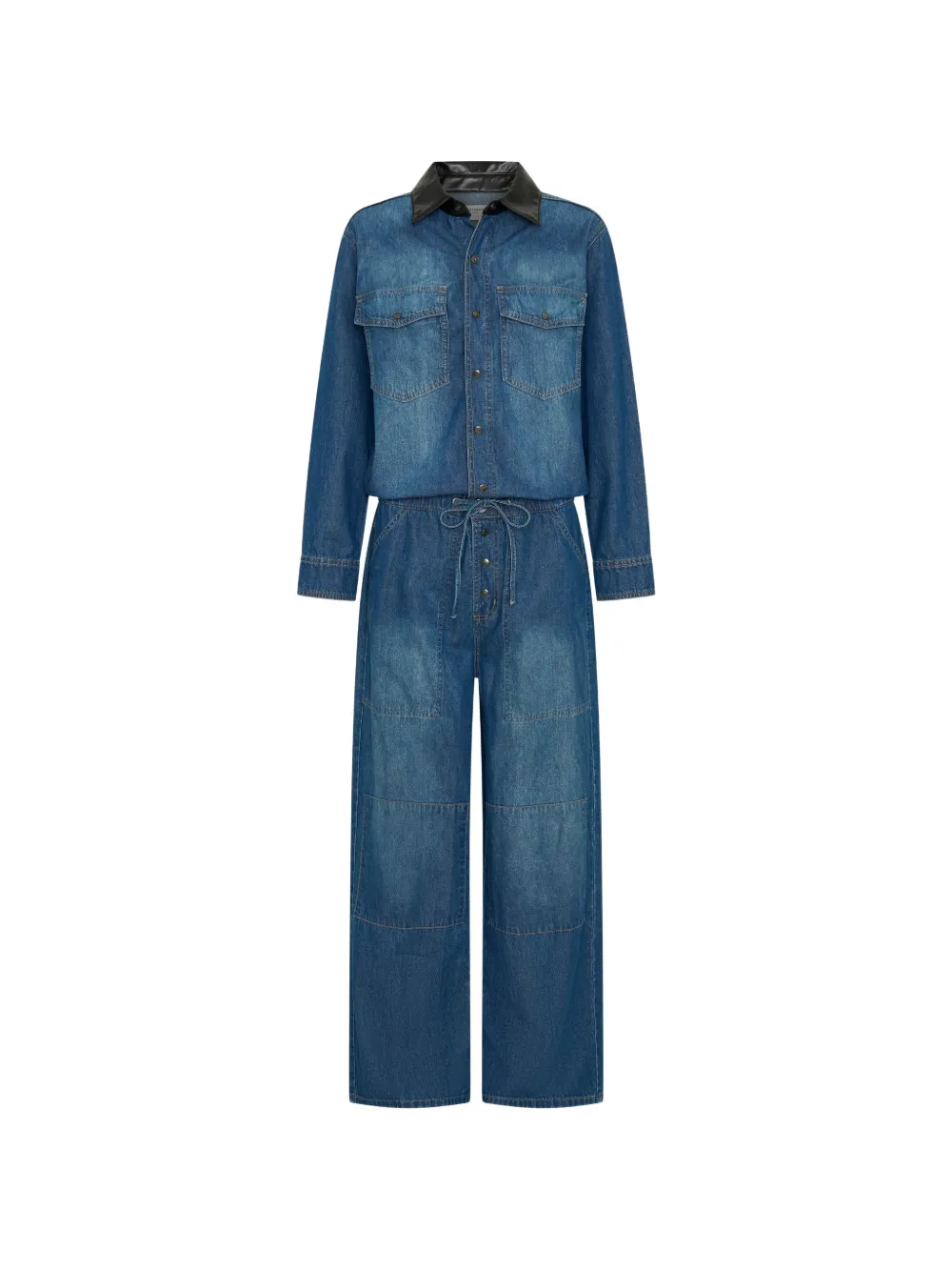 One Teaspoon Izzy drawstring jumpsuit - Blu