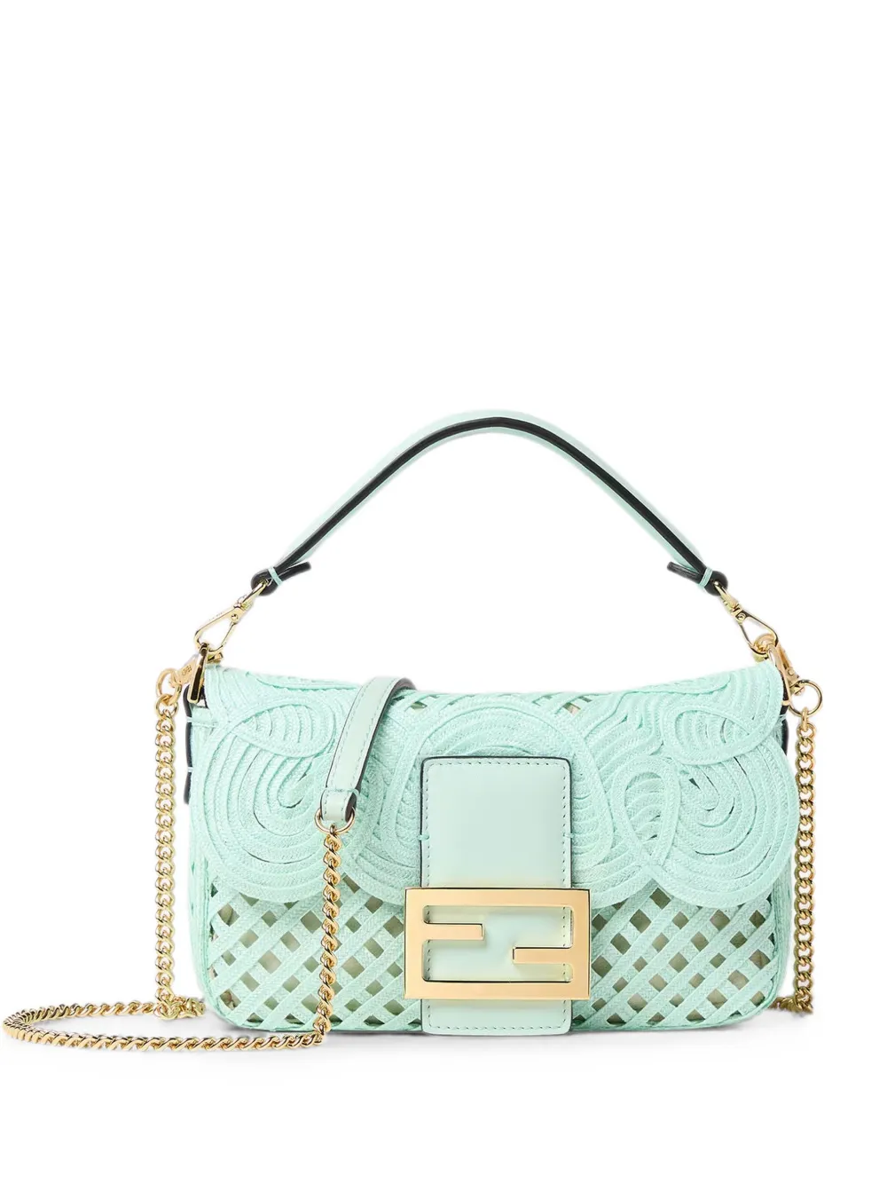 FENDI mini Baguette shoulder bag - Verde