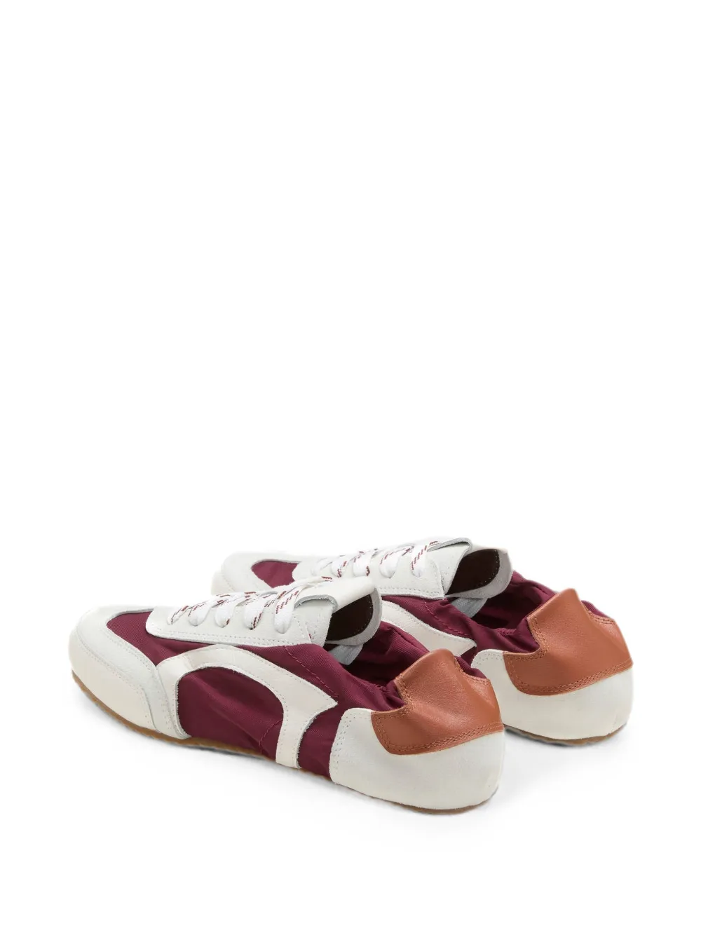 Dorothee Schumacher Sporty Softness sneakers met vlakken Beige