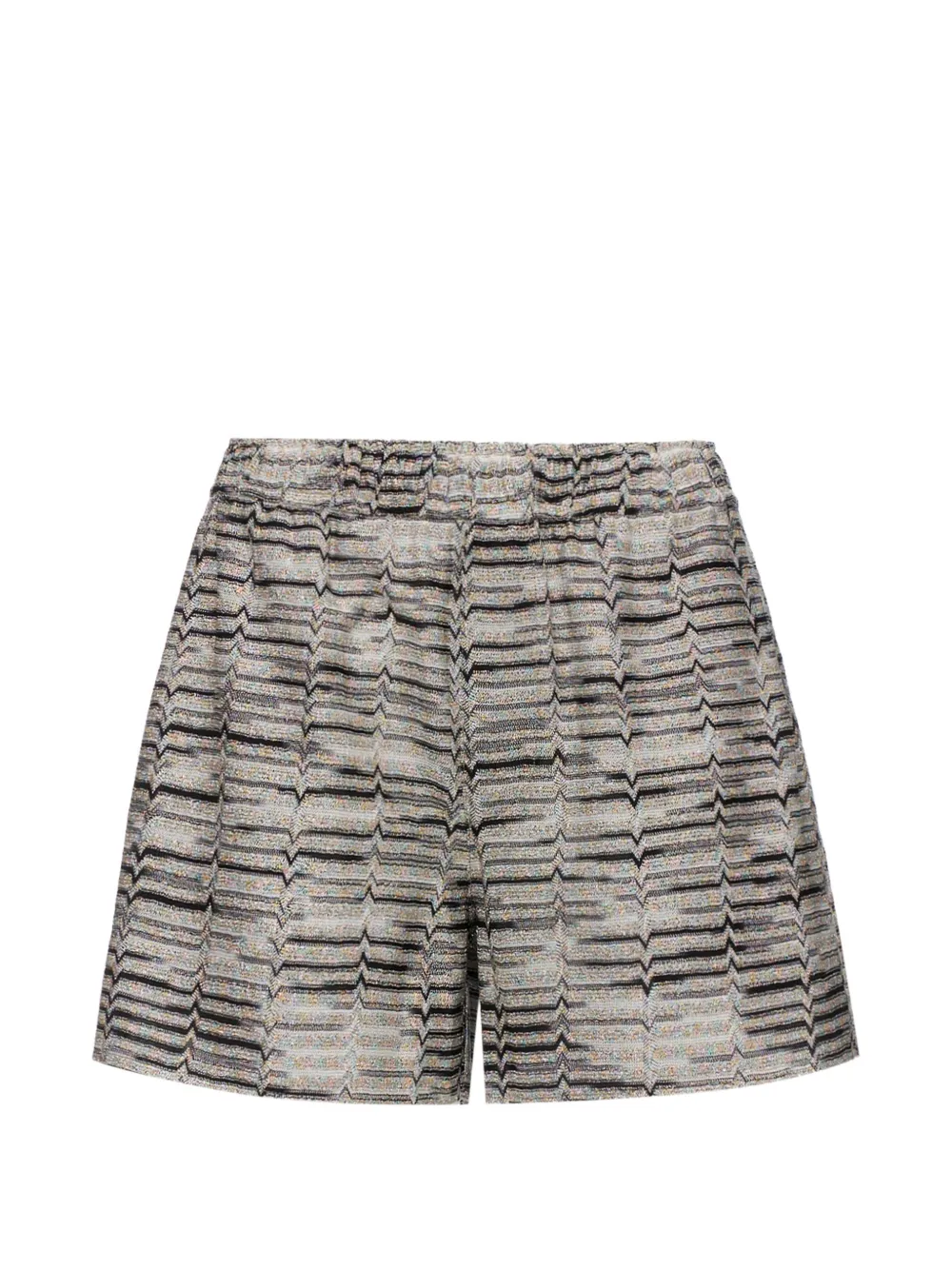 Missoni zig-zag knit shorts - Toni neutri