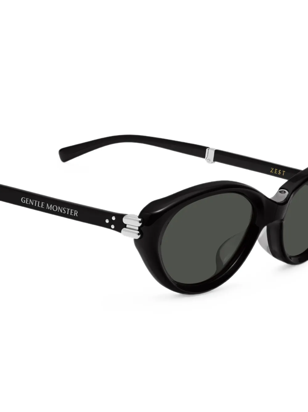 Gentle Monster Zest oval-frame sunglasses Zwart