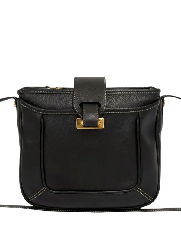 LOEWE ブラック ショルダーバッグ Loewe Pre-Owned 2010-2026 Leather Crossbody Bag | ブラック