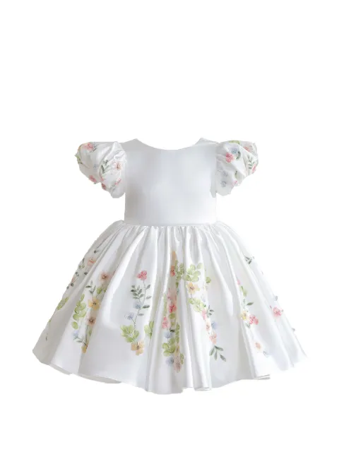 Tulleen Kiara floral-embroidered dress