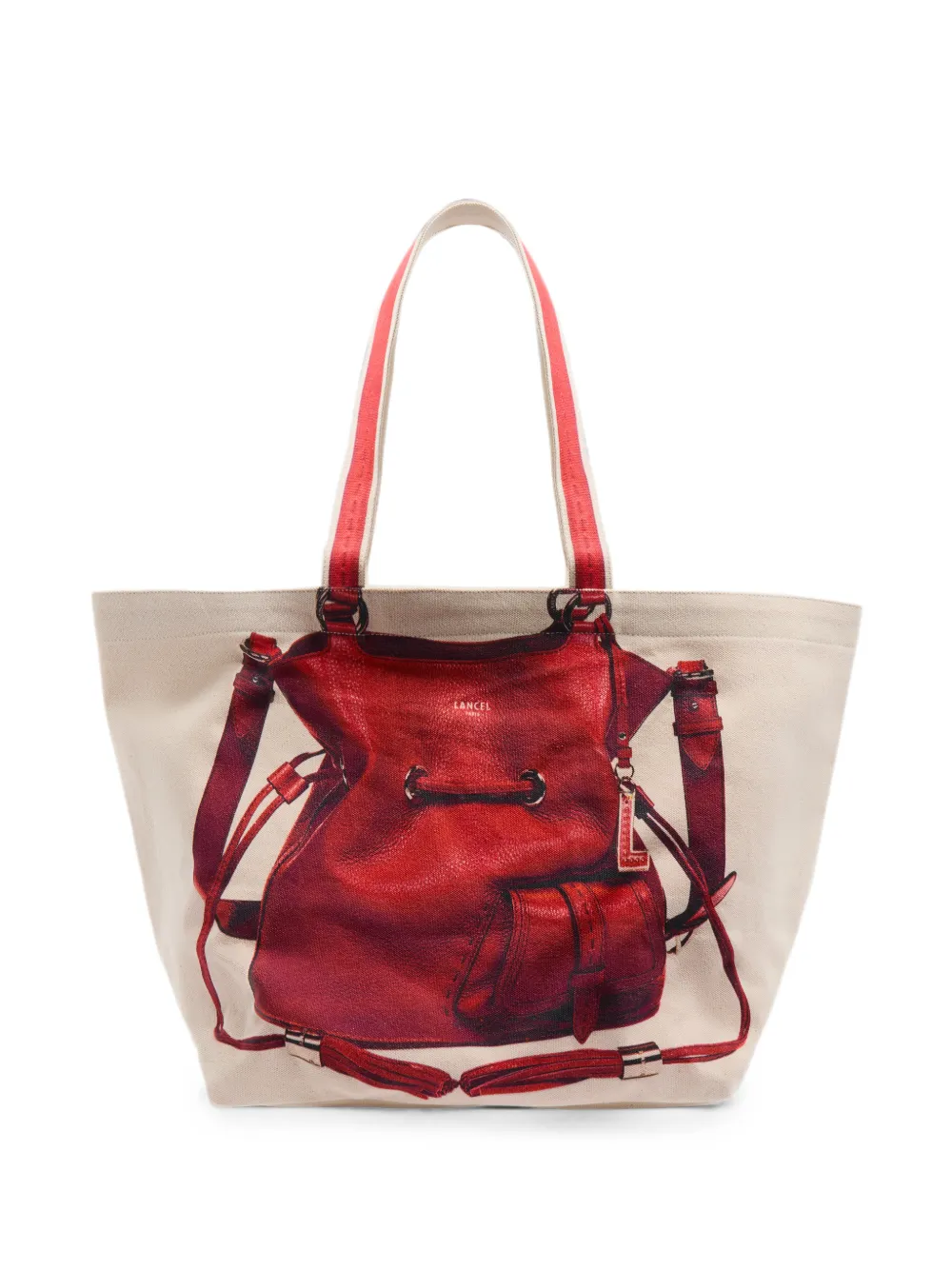 Lancel Borsa tote My Flirt con stampa - Toni neutri