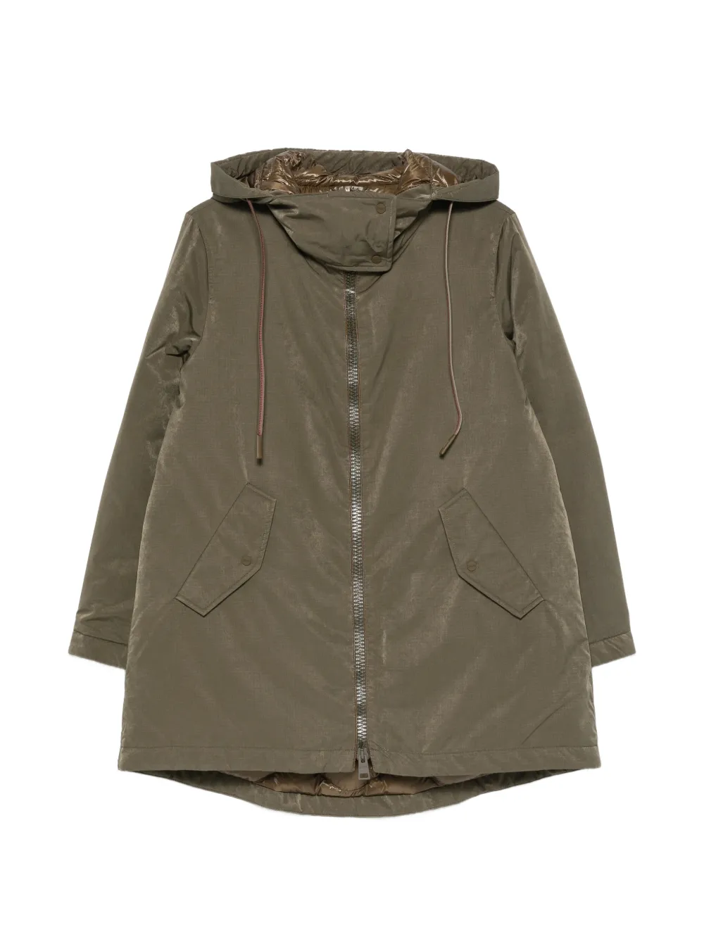 Herno hooded ripstop parka - Verde
