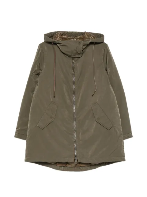 Herno parka de ripstop con capucha