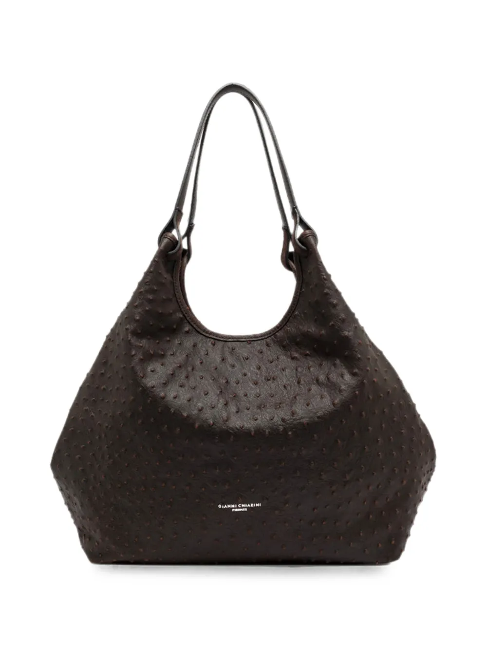 GIANNI CHIARINI Leren schoudertas Bruin