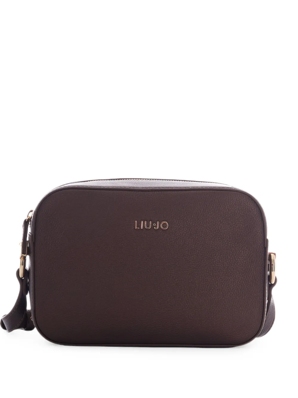 LIU JO Borsa a tracolla media con logo - Marrone