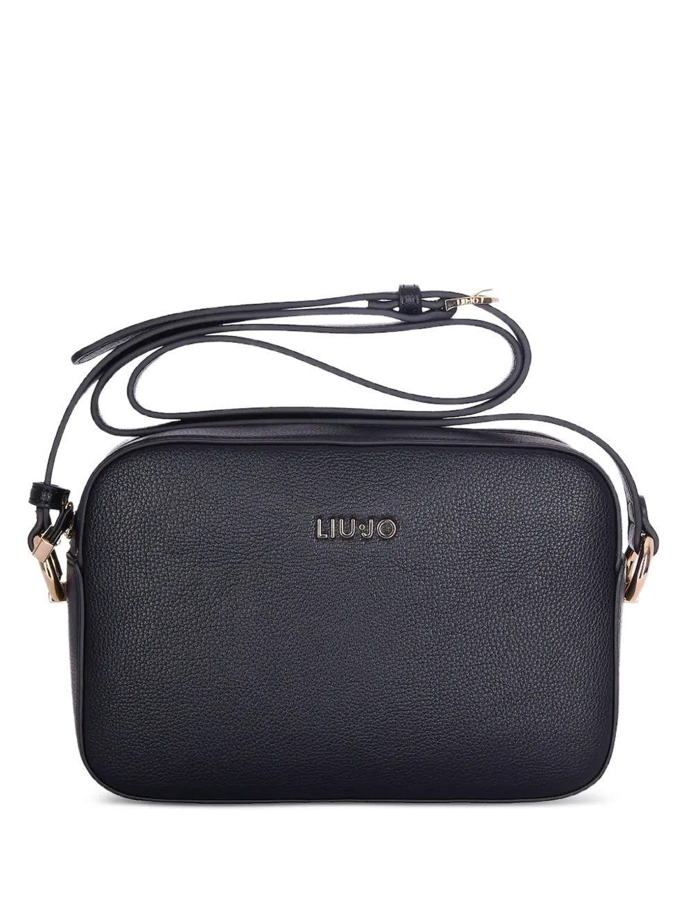 LIU JO Borsa a tracolla media con logo - Nero