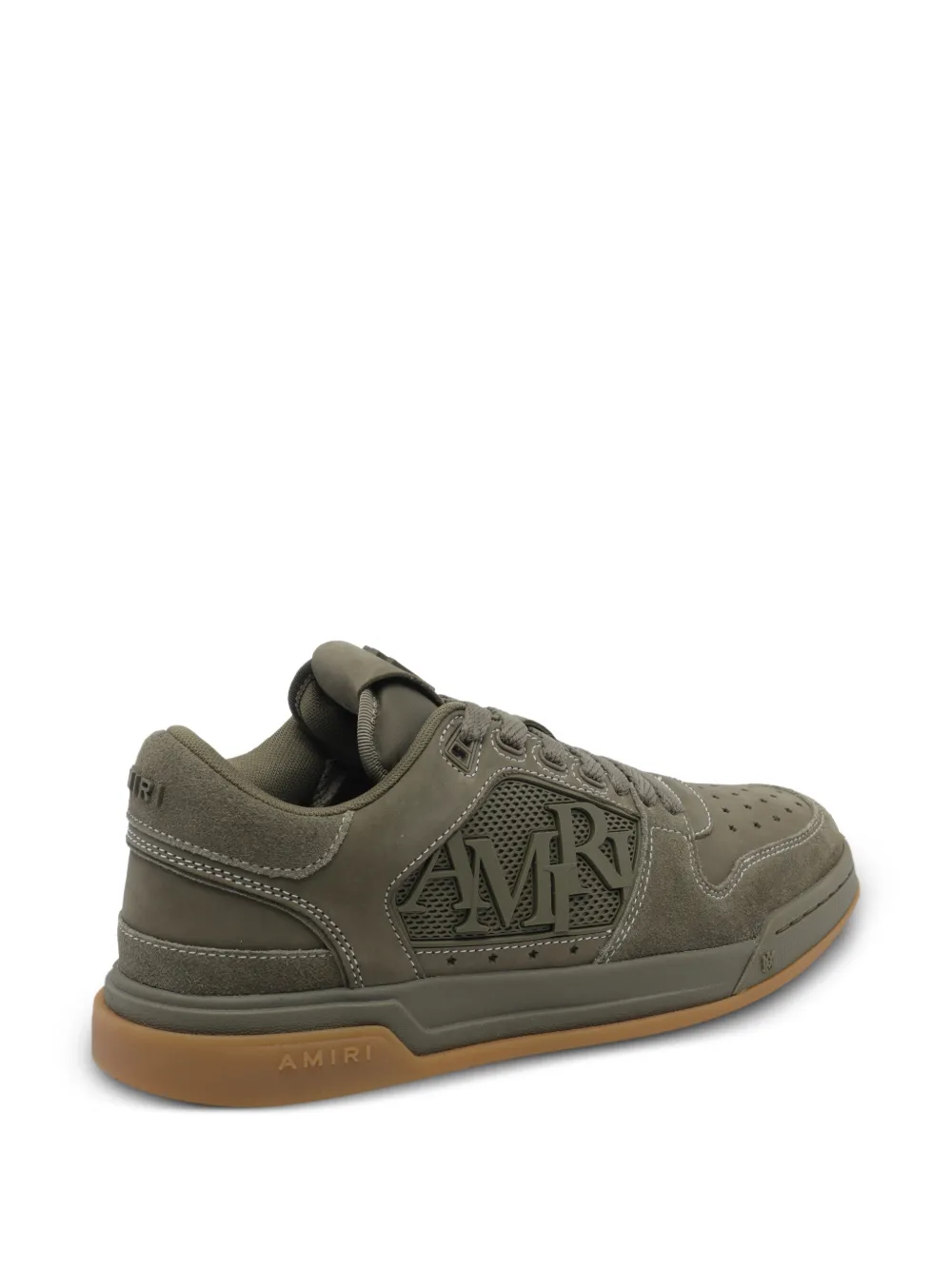 AMIRI logo-appliqué sneakers Groen