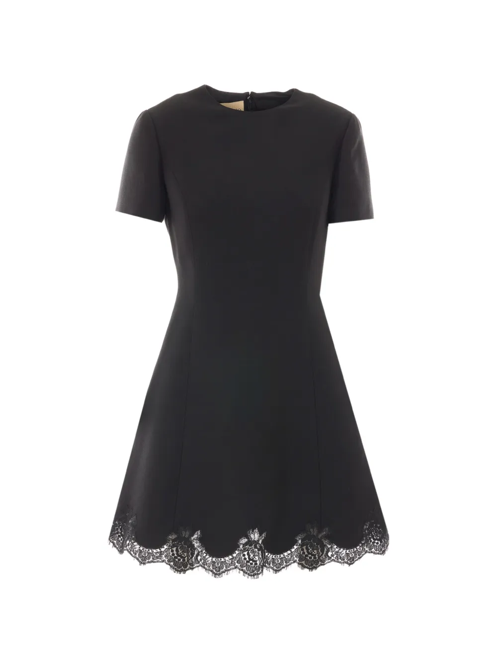Valentino Garavani lace-trim mini dress - Schwarz