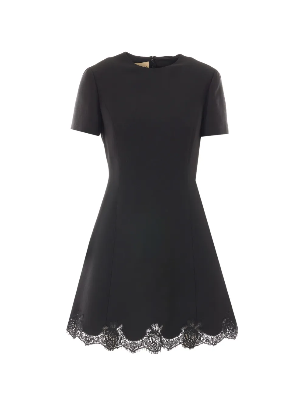 Valentino Garavani lace-trim mini dress - Schwarz