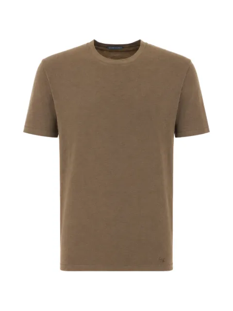 TOM FORD logo-embroidered crew-neck T-shirt