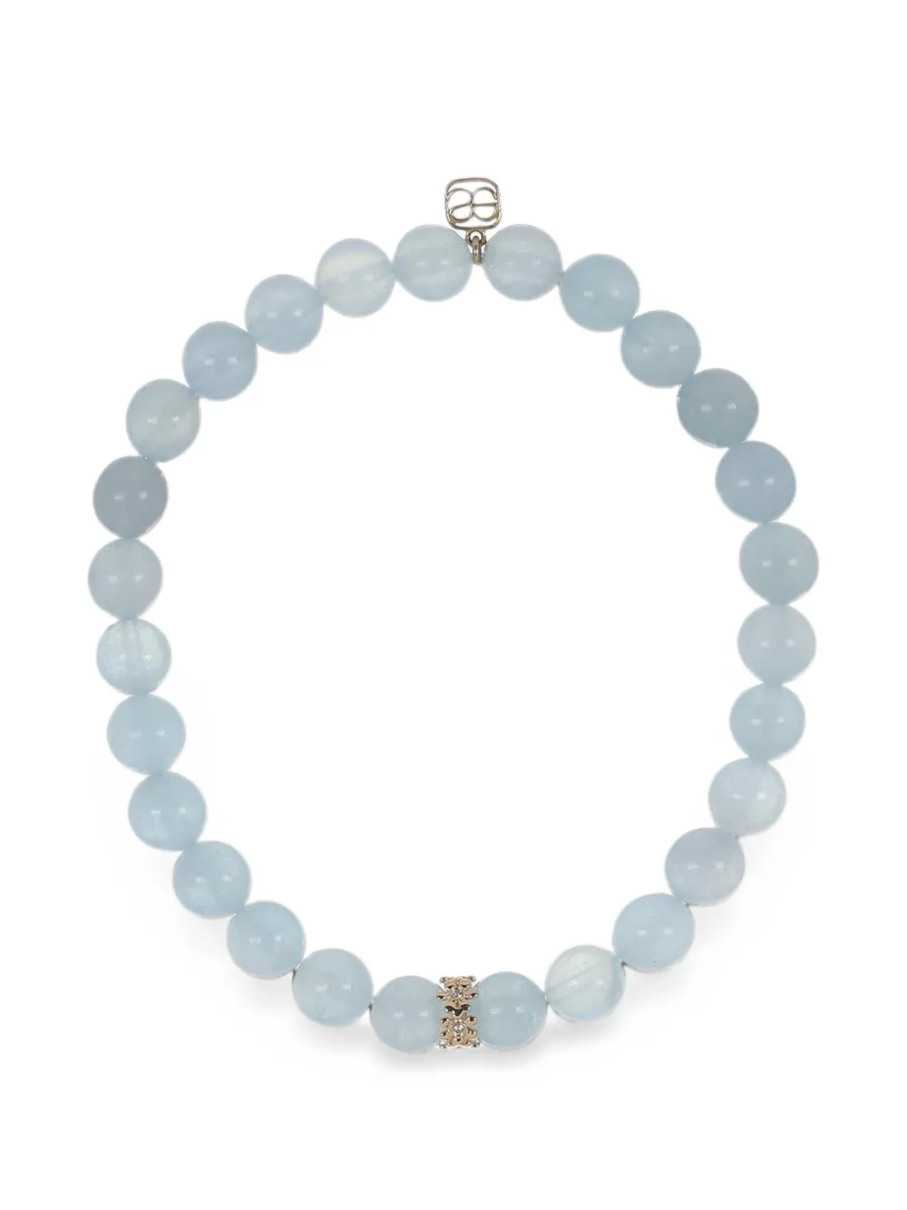 Sydney Evan Daisy aquamarine bracelet - Blue
