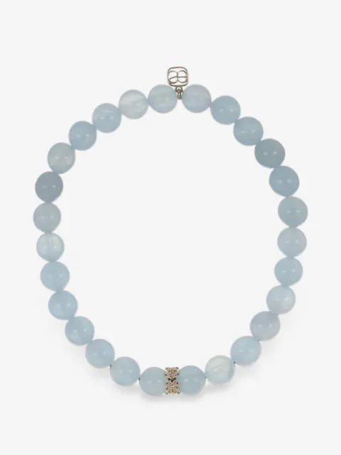 Sydney Evan pulsera Daisy con aguamarina