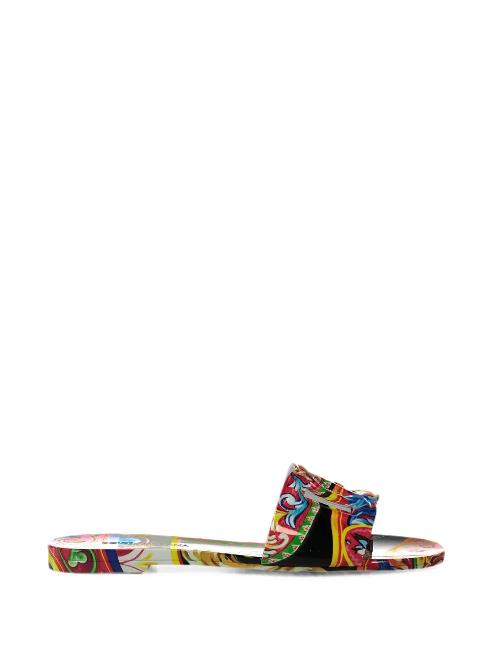Dolce & Gabbana Carretto-print sandals Rood