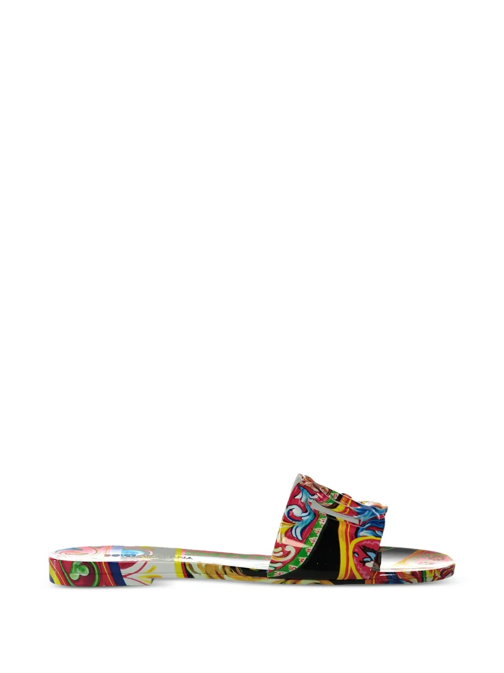 Dolce & Gabbana Sandalen met Carretto-print Rood