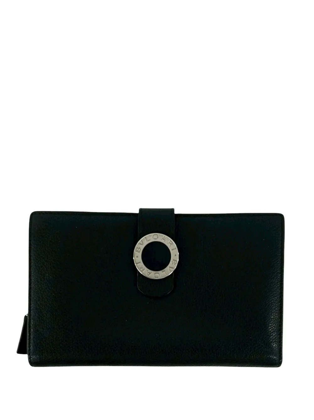 Bvlgari Pre-Owned 1990-2020 längliches Portemonnaie mit Klappe - Schwarz