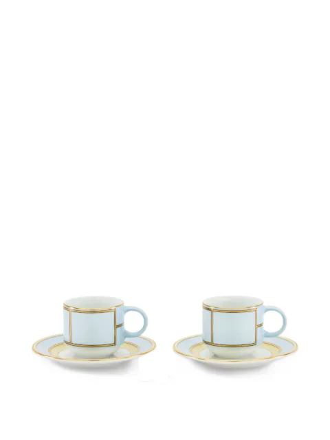 GINORI 1735 set de tazas y platillos Diva (set de 2)
