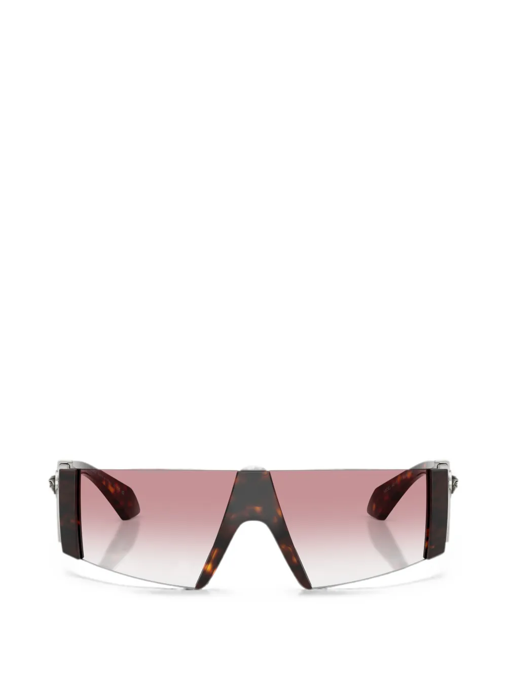 Versace Eyewear Medusa Biggie geometric-frame sunglasses - Marrone