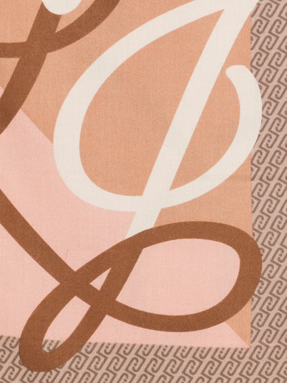 LIU JO Sjaal met logoprint Beige