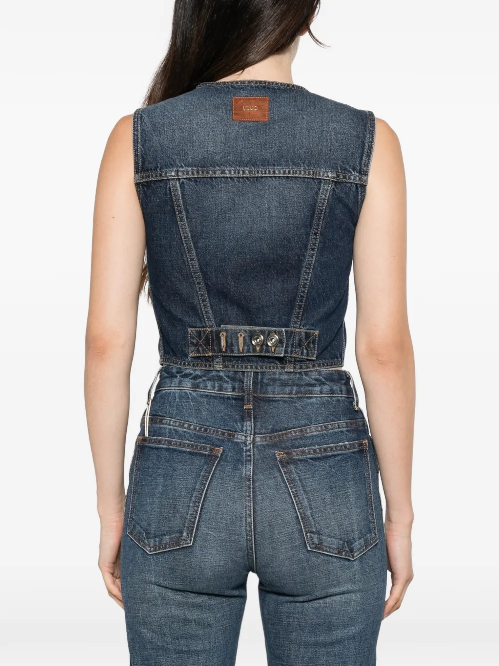 LIU JO Spijkergilet Blauw