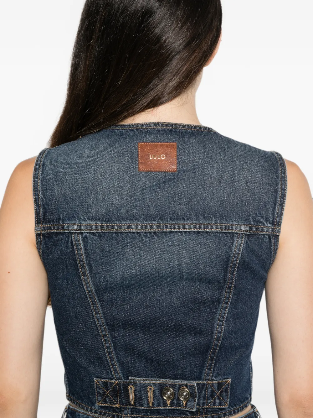 LIU JO Spijkergilet Blauw