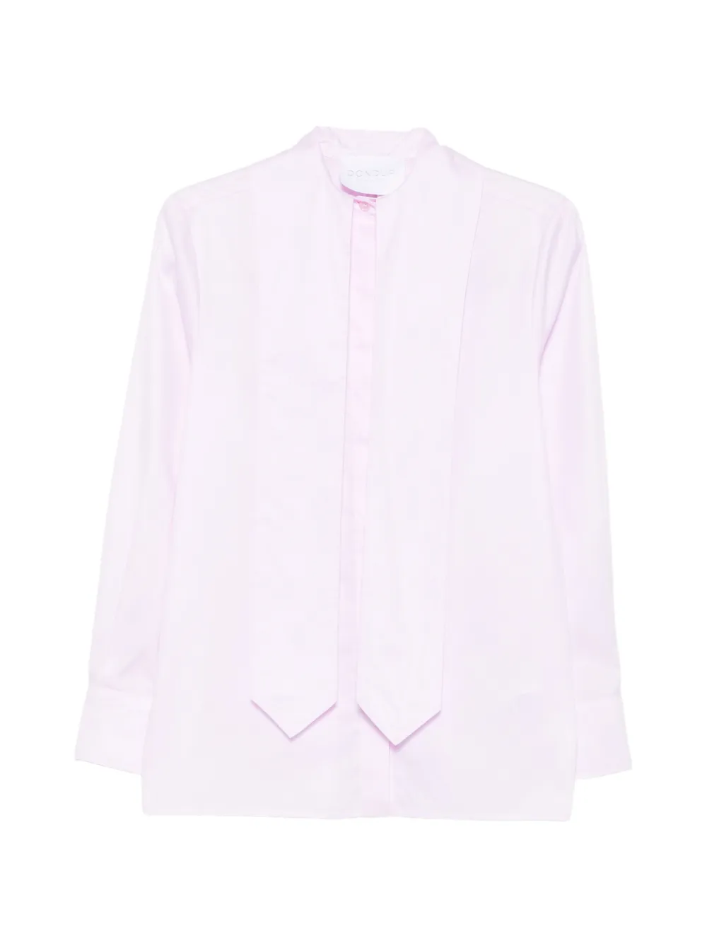 DONDUP pussy-bow long-sleeve shirt - Rosa