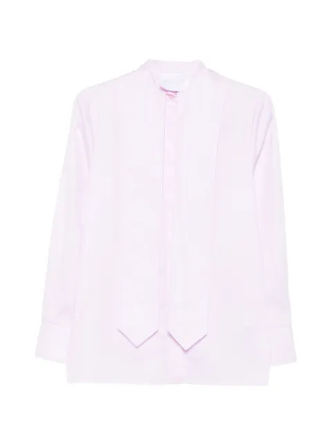 DONDUP pussy-bow long-sleeve shirt