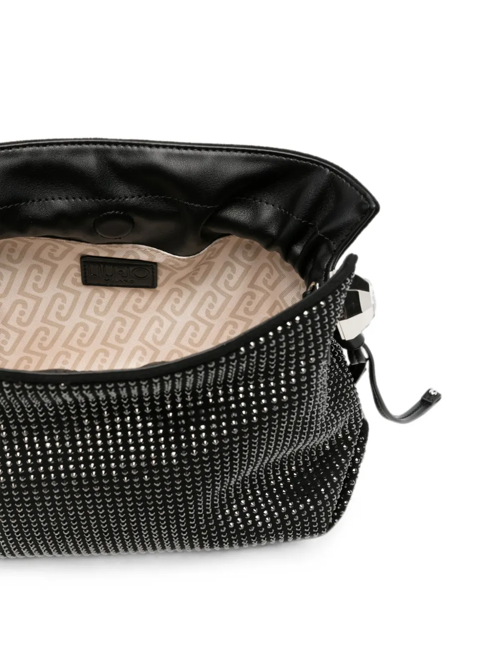 LIU JO Clutch verfraaid met kristallen Zwart
