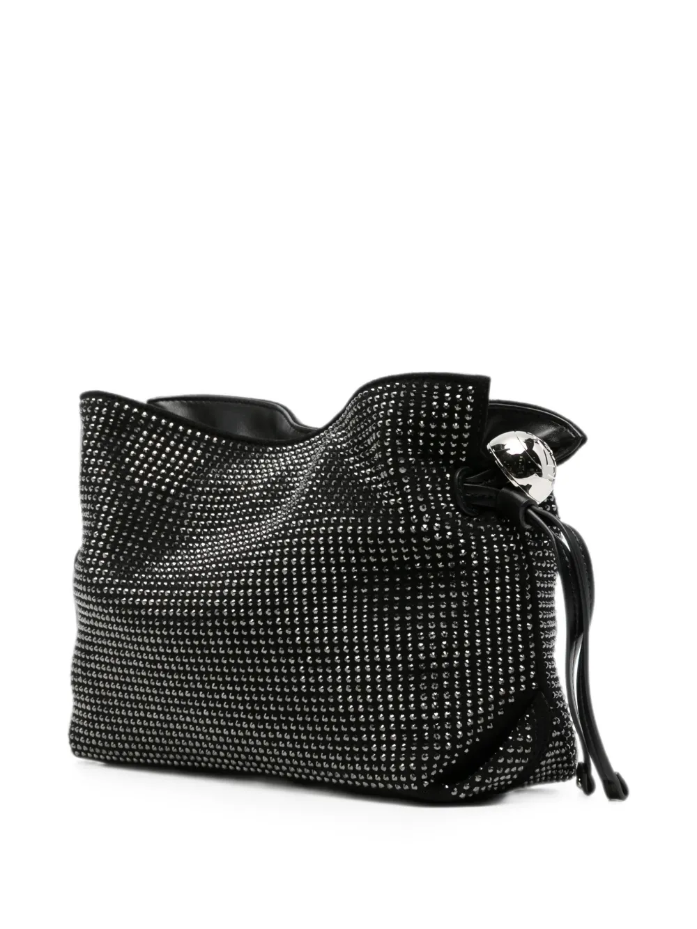LIU JO Clutch verfraaid met kristallen Zwart