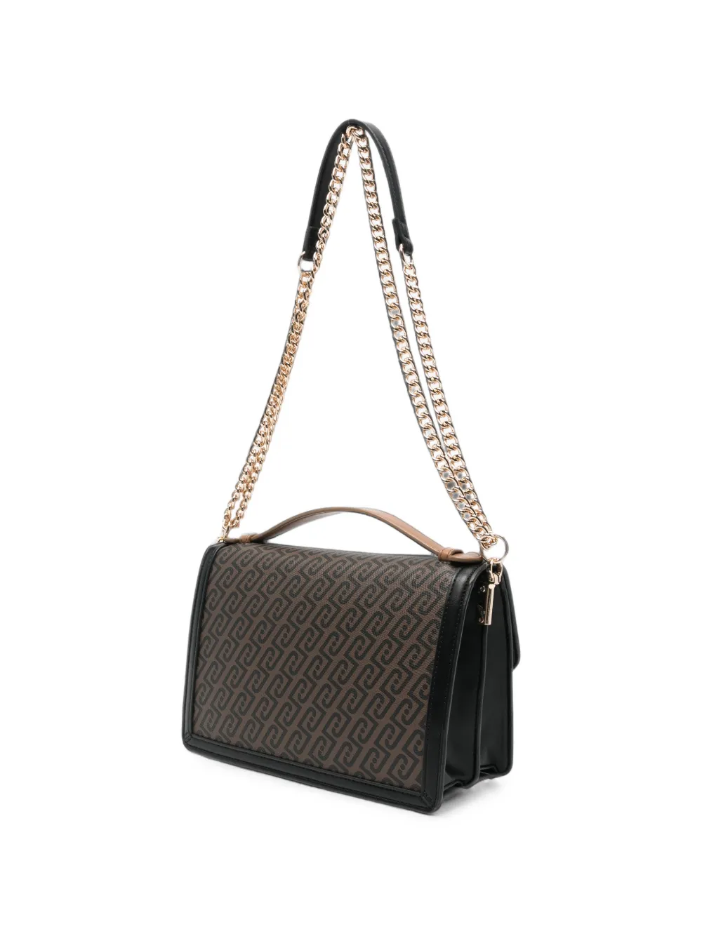 LIU JO Schoudertas met monogramprint Bruin
