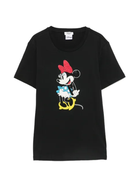 LIU JO x Disney Minnie Mouse rhinestone-embellished T-shirt