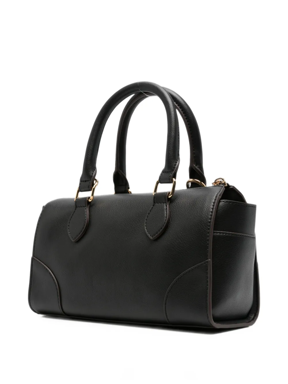 Love Moschino logo-plaque heart-charm tote bag Zwart