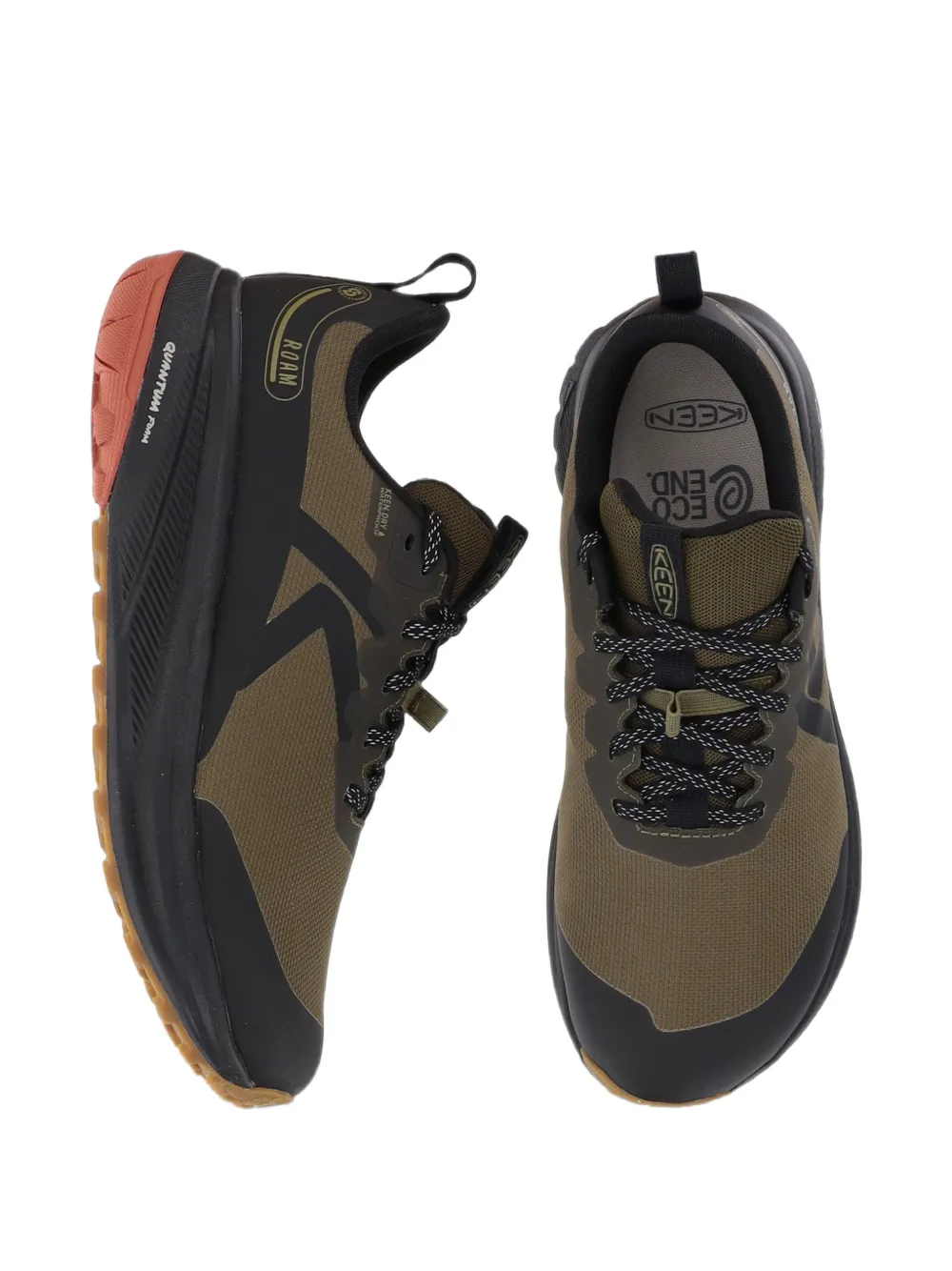 KEEN FOOTWEAR Roam low-top panelled sneakers Groen