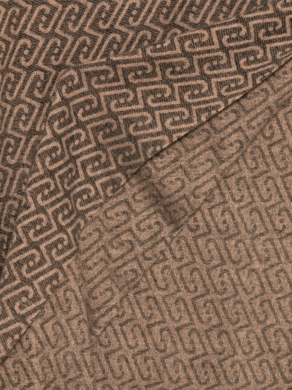 LIU JO Sjaal met monogram-print Bruin