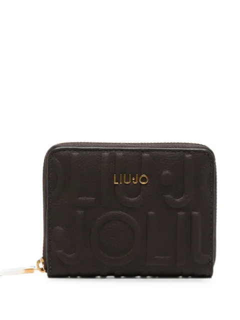 LIU JO logo-embossed zip-around wallet