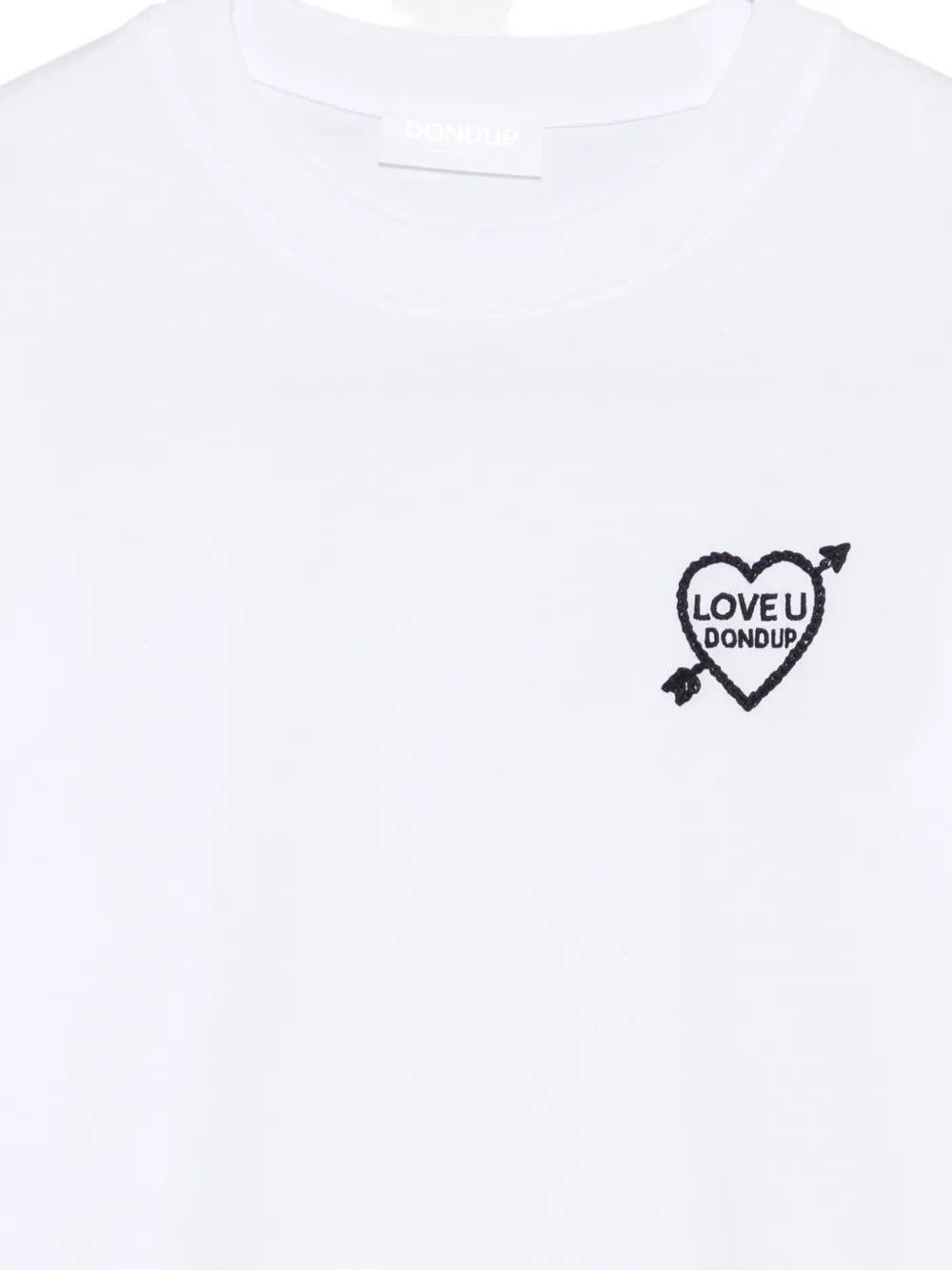 DONDUP Katoenen T-shirt Wit