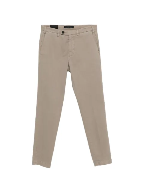 michael coal straight-leg chino trousers