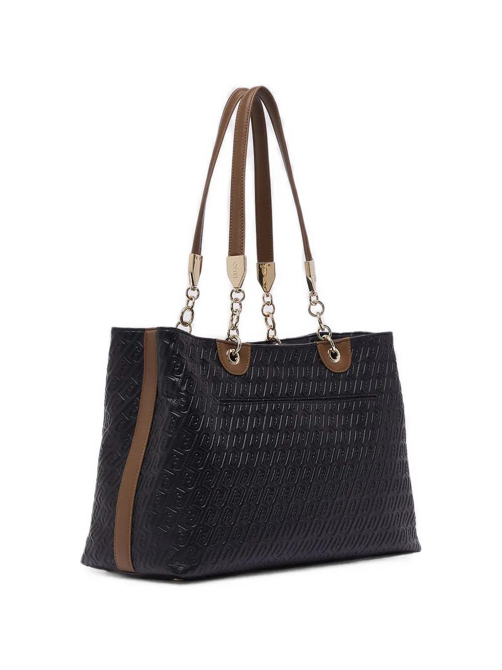 LIU JO Shopper met logo-reliëf Zwart