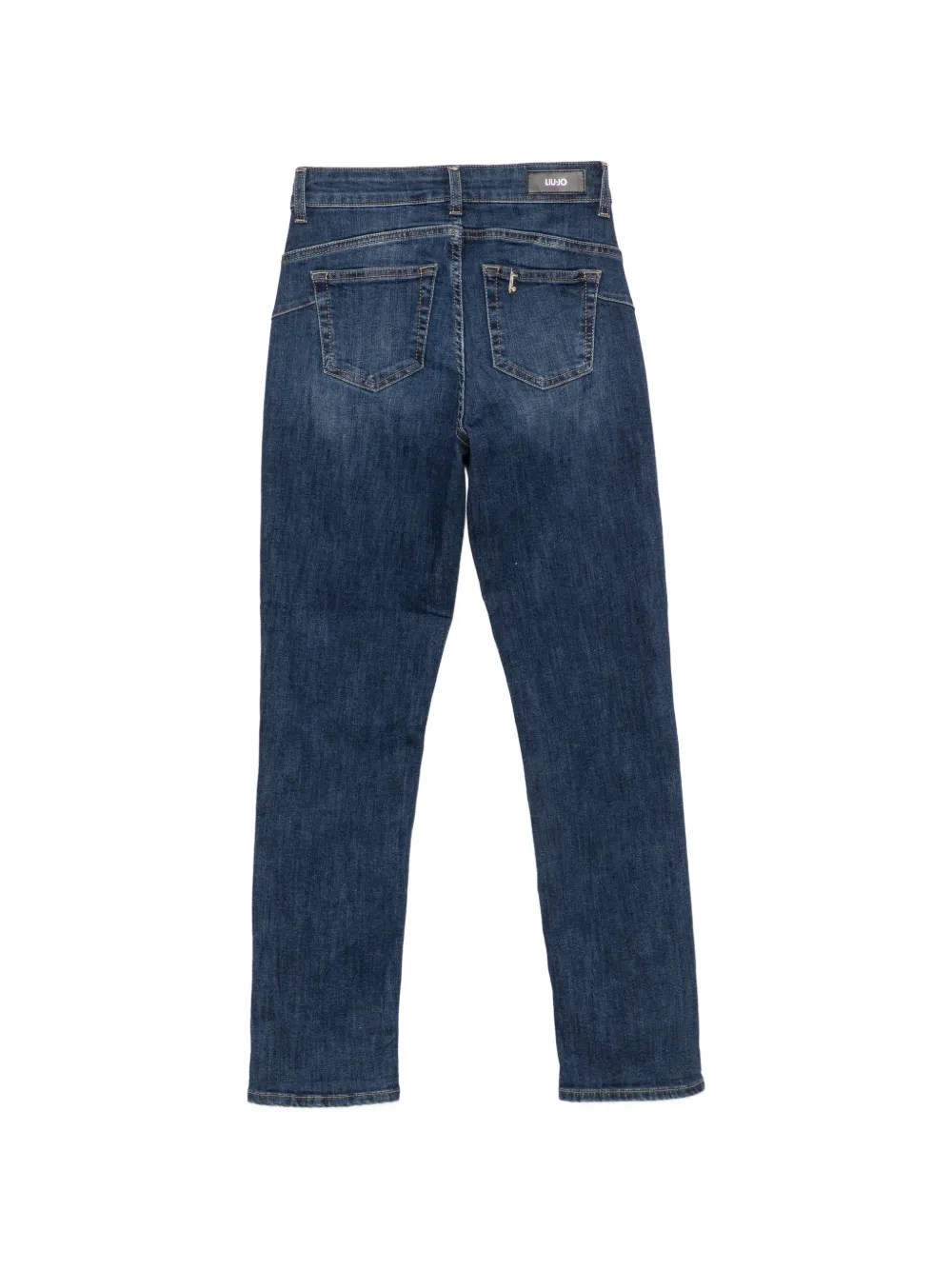 LIU JO Jeans met knoopdetail Blauw