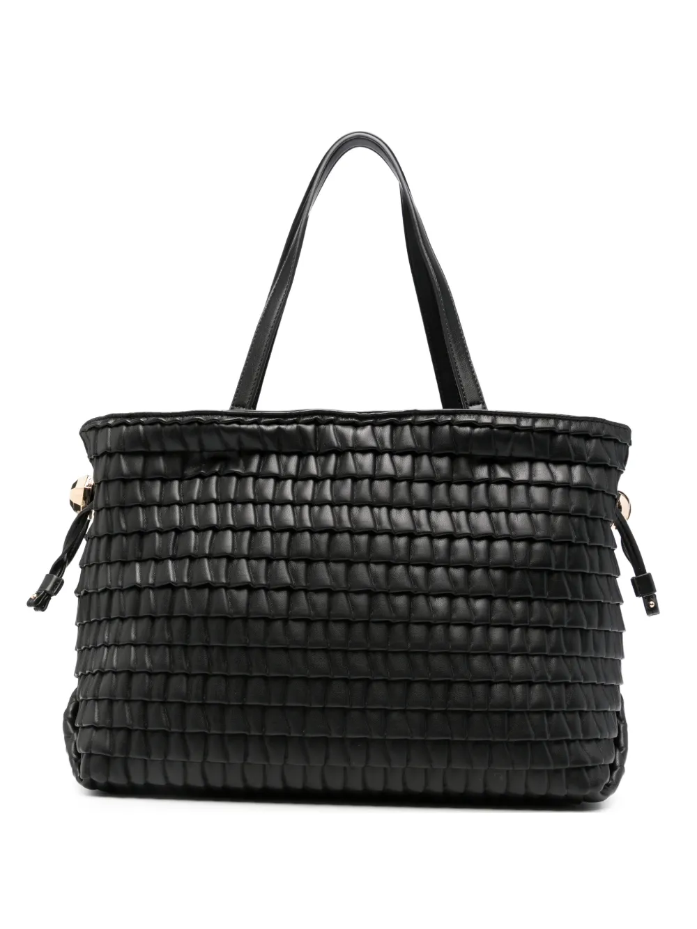 LIU JO large drawstring-detail tote bag - Nero