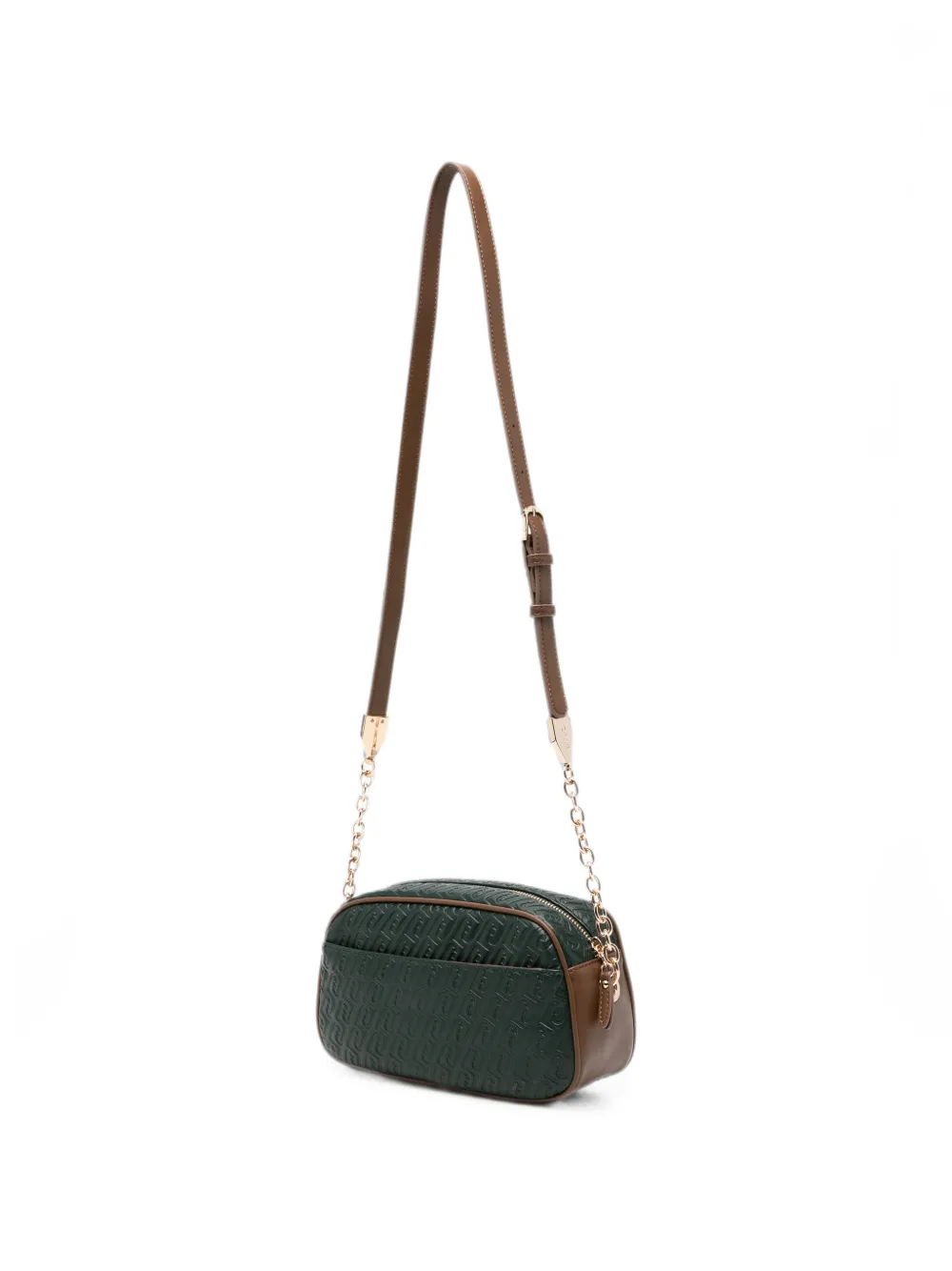 LIU JO Shopper met monogram-reliëf en logoplakkaat Groen