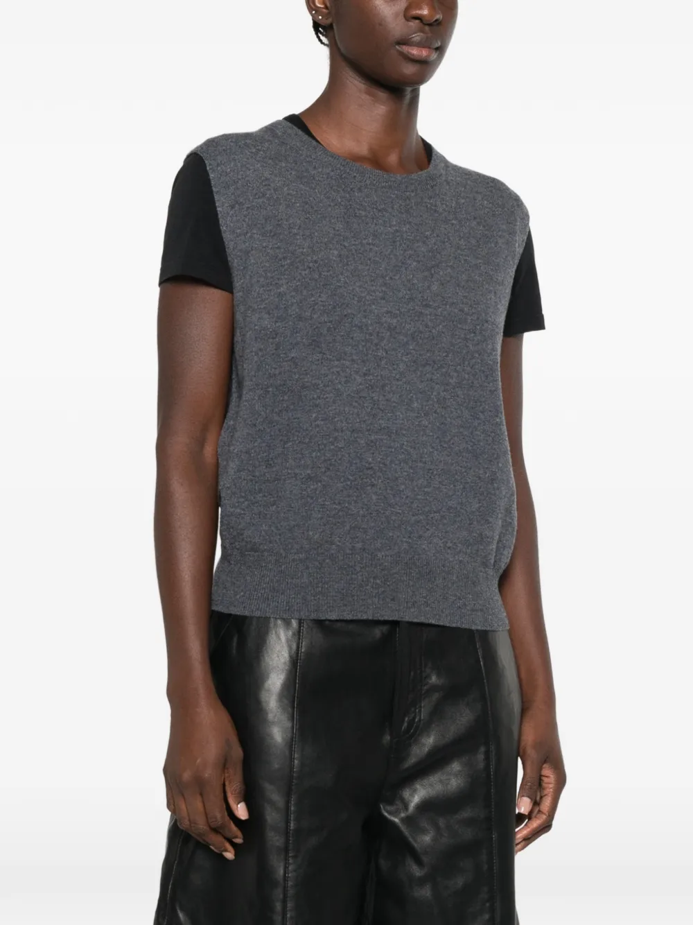 PINKO Mouwloze sweater Grijs