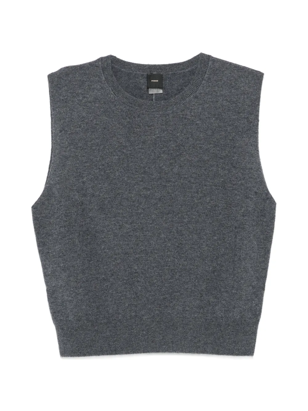 PINKO knit sleeveless sweater - Grigio