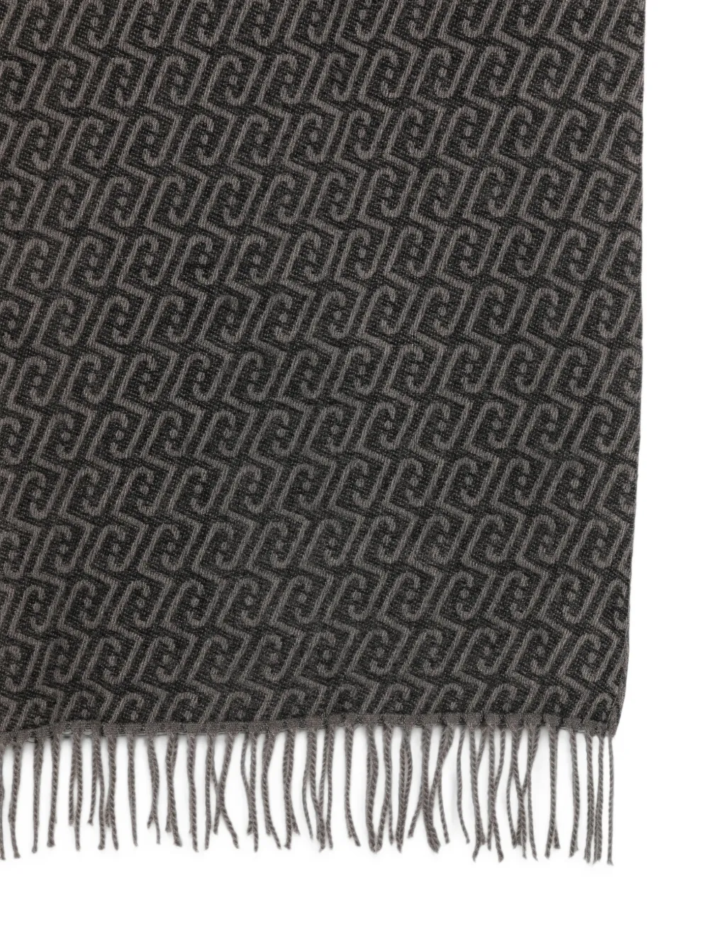 LIU JO Sjaal met monogram-print Grijs