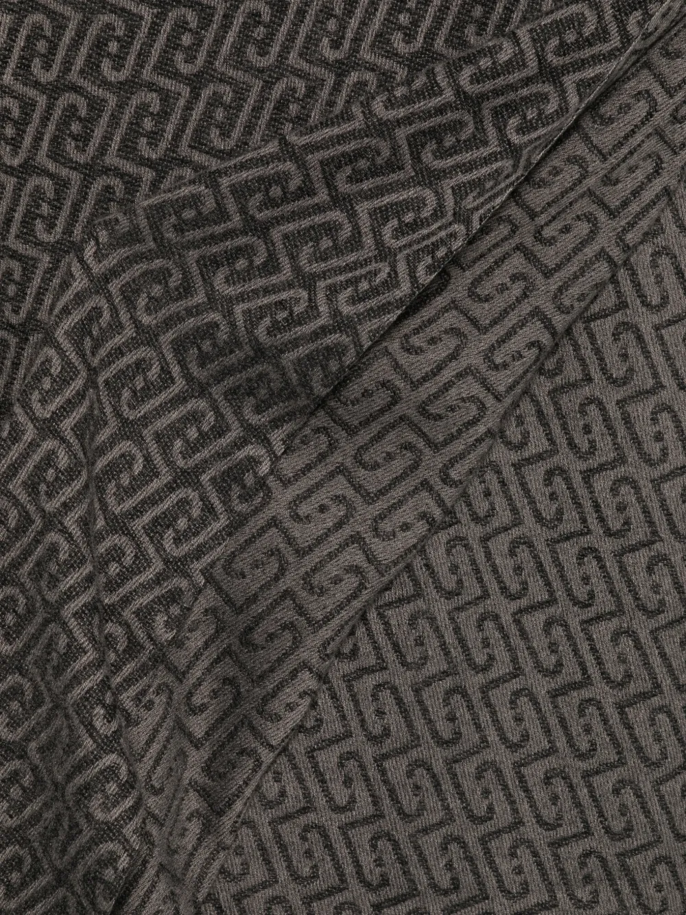 LIU JO Sjaal met monogram-print Grijs