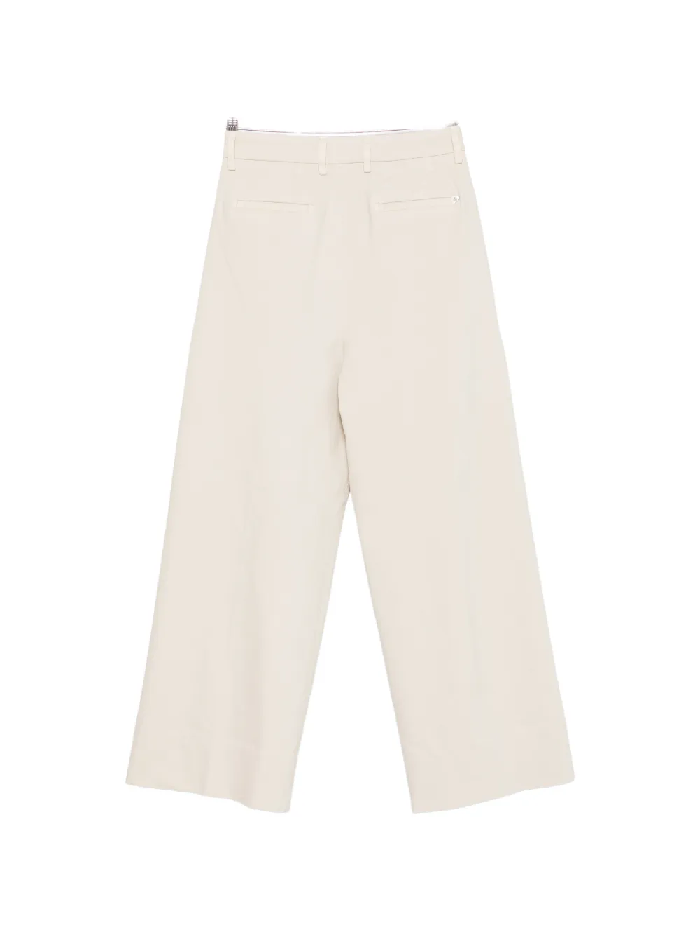 DONDUP Broek met wijde pijpen Wit