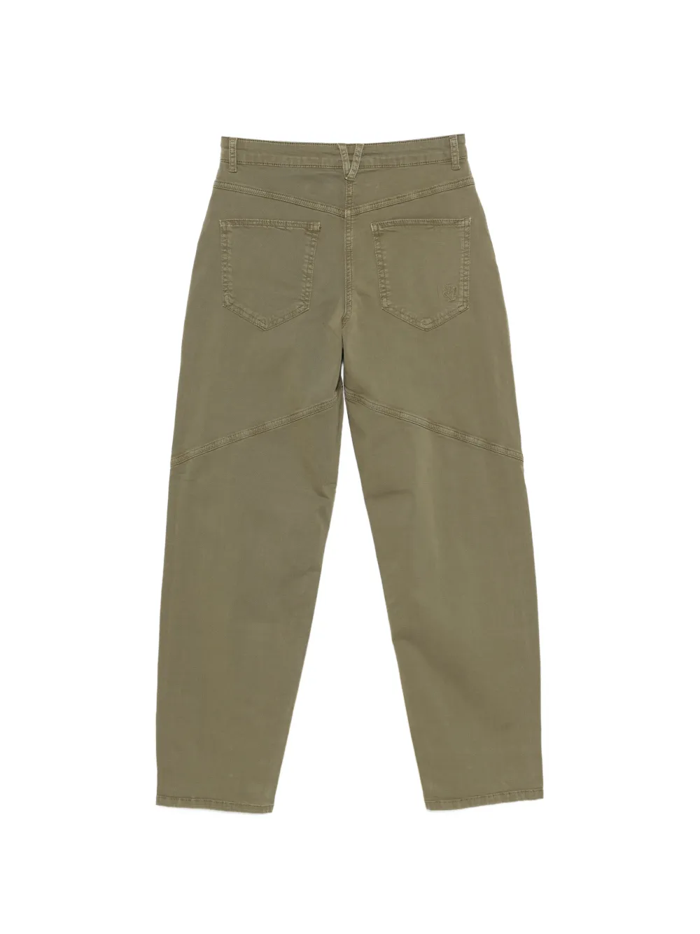 LIU JO Broek met naaddetail Groen