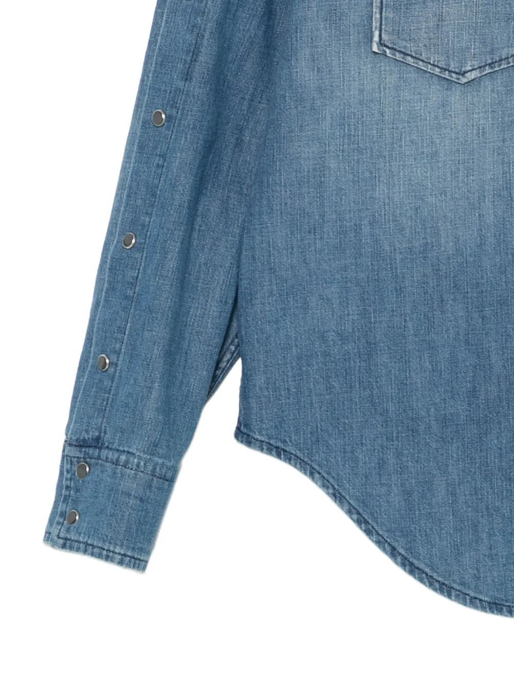 DONDUP Blouse met studs Blauw